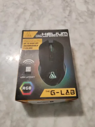 Ratón Gaming Inalámbrico The G-Lab Helium RGB