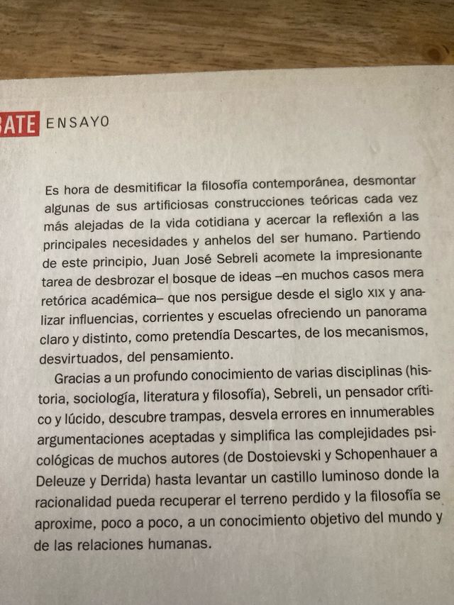 El olvido de la razón: Un recorrido crítico por...