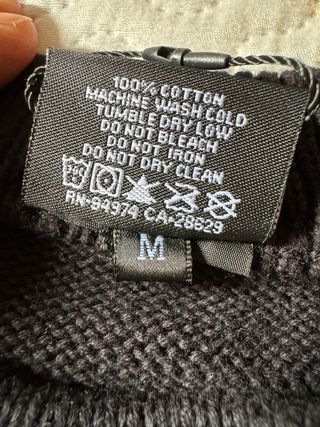 Jersey Stüssy Negro Logo Blanco Talla M