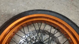 Llantas Supermotard Exel + kit galfer overside