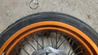 Llantas Supermotard Exel + kit galfer overside