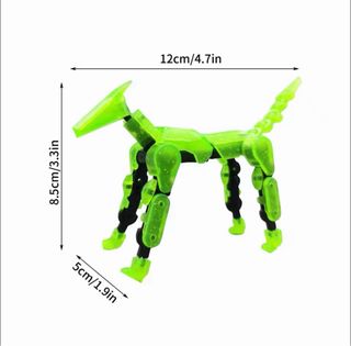 Figura Perro Articulado Fluorescente