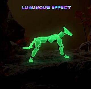 Figura Perro Articulado Fluorescente