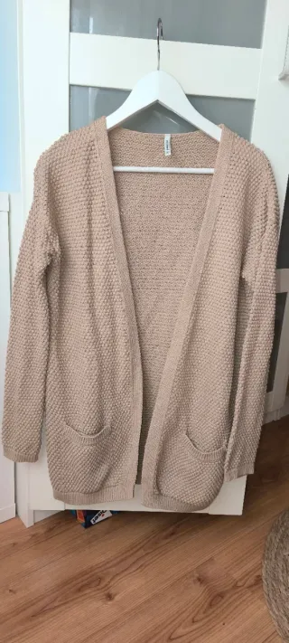 Cárdigan beige talla S