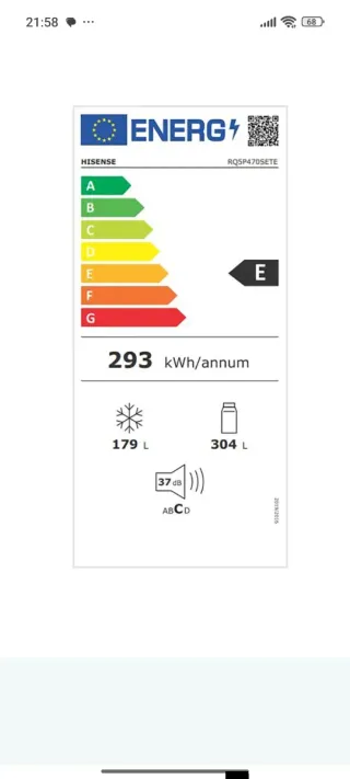 Nevera americana Hisense