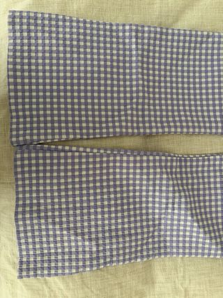 Pantalones de cuadros vichy morados