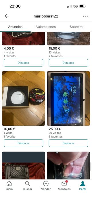 Tablet Android Blanca y Negra