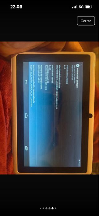 Tablet Android Blanca y Negra