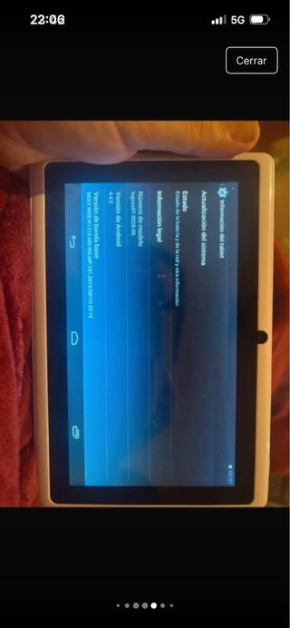 Tablet Android Blanca y Negra