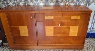 Cómoda madera 2 cajones 147x90x40