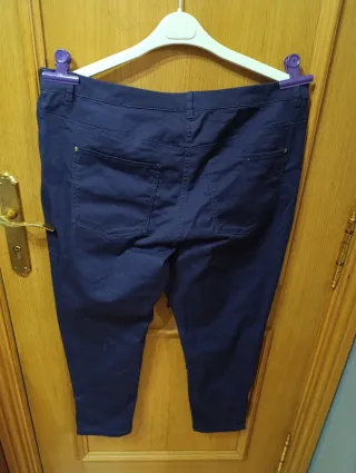 Pantalón H&M Azul Marino Talla XL