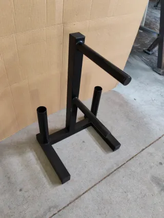 Supporto rack per dischi di pesi e manubri