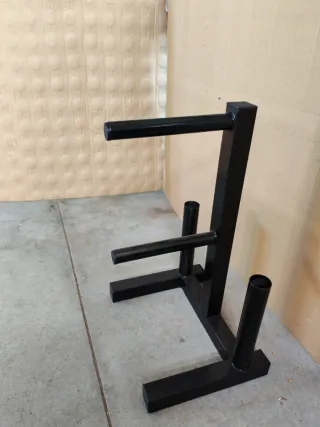 Supporto rack per dischi di pesi e manubri