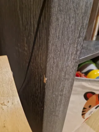 Estantería Librería Madera y Gris