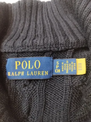Jersey Polo Ralph Lauren Azul Cable Knit