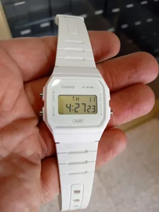 CASIO F-91WB-7AEF/ NEW VERSION/oferta flash