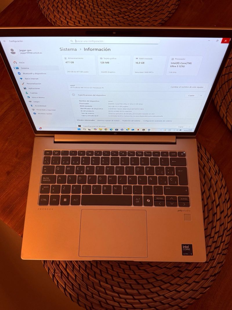 Portátil HP ProBook 440 G11 - 16GB RAM afbeelding 2