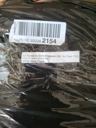 Freidora 6,5L de aire G3 FERRARI 200°C