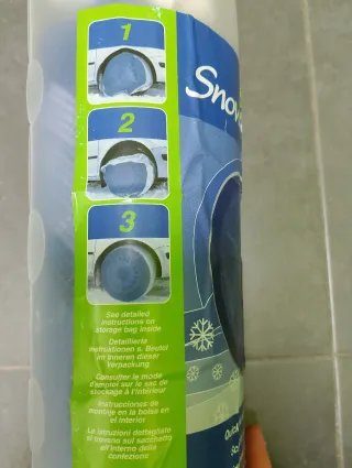 Fundas textiles para nieve Snow Gecko Talla M