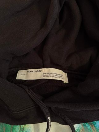 Felpa Off-White Nera con Grafica