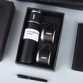 Termo Acero Inoxidable Set Tazas