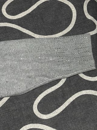 Conjunto punto canalé gris