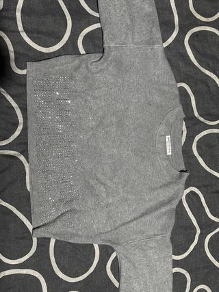 Conjunto punto canalé gris