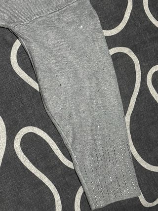 Conjunto punto canalé gris