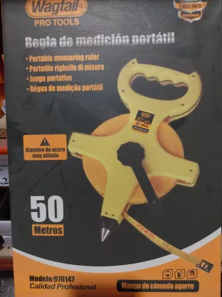 Cinta Métrica Wagtail 50m Portátil