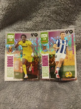 2 Cromos Fútbol Master Rookie Panini 2025/26
