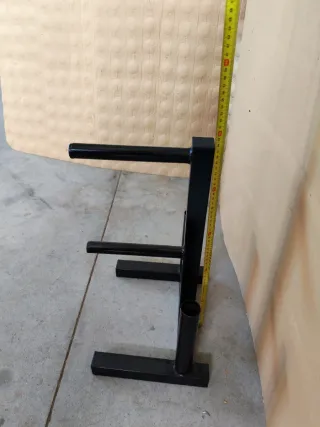 Supporto rack per dischi di pesi e manubri