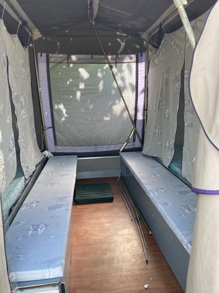 Carro tienda comanche pluma con documentación