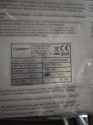 Compresor de aire Michelin 100L