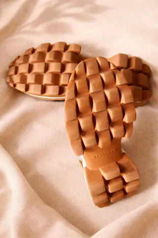 Sandalias 4CCCCEES Azul/Naranja Talla 40