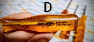 Set di 5 cacciaviti vendibili anche singolarmente