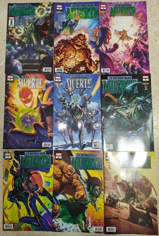 CÓMICS MARVEL UN MUNDO BAJO MUERTE