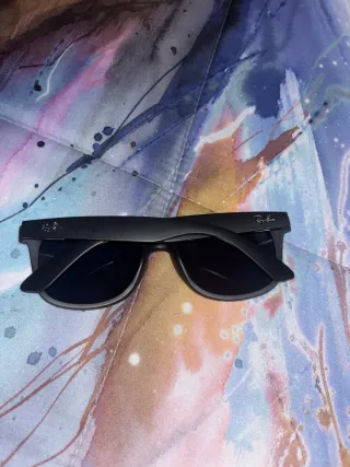 Occhiali da sole Ray-Ban neri opachi 54mm