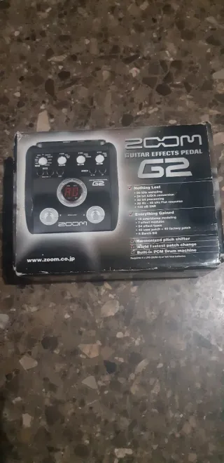 Multiefetos efectos guitarra Zoom G2