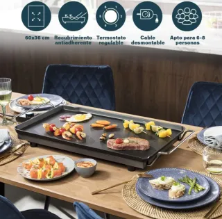 Princess Plancha Eléctrica XXL Negro