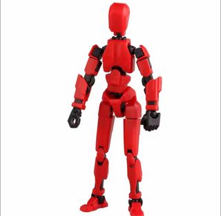 Figura T13 Articulada 3D Roja