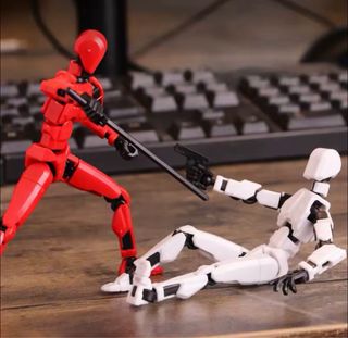 Figura T13 Articulada 3D Roja