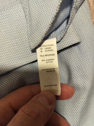 Camisa Arrow Azul Talla XL (16 1/2 - 34/35)