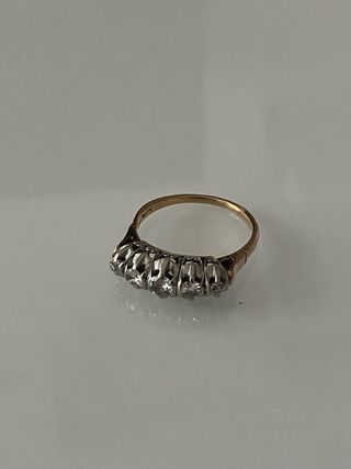 Anillo Quintillo Diamantes Oro 18k BENSIG