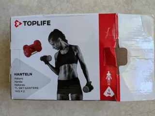 Manubri TOPLIFE da 1 kg x 2 e mescolatore