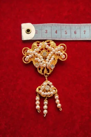 Conjunto Joyería Metal Dorado