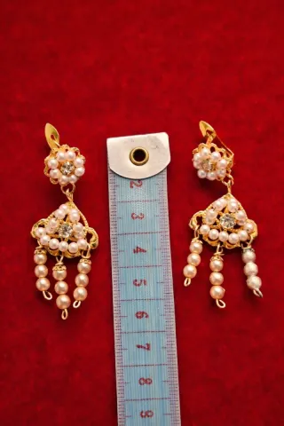 Conjunto Joyería Metal Dorado