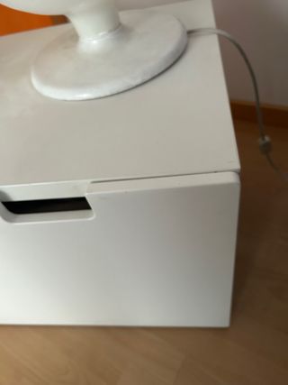 Baúl / Banco Almacenaje Blanco