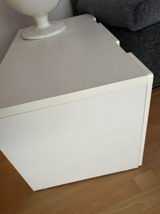 Baúl / Banco Almacenaje Blanco