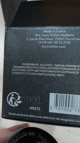 Profumo Louis Vuitton Pur Santal originale nuovo