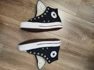 Converse negras altas
